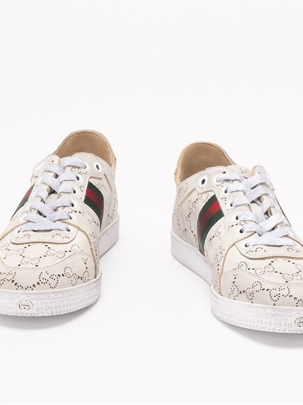 GUCCI GG logo lasered stretch sneakers - Picture 2 of 5